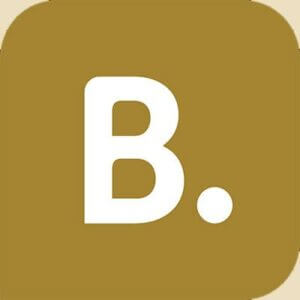 logo booking beige