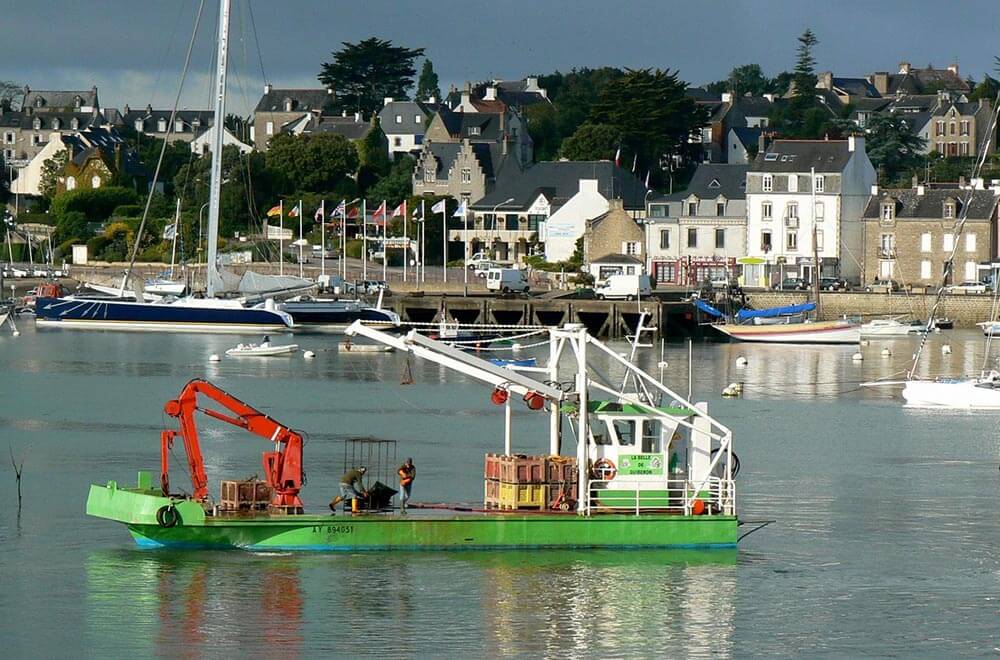 Ponton ostréicole à la Trinité-sur-Mer