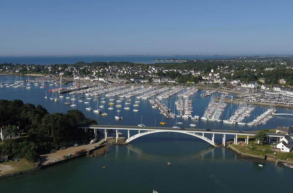 La Trinité-sur-Mer et le pont de Kerisper