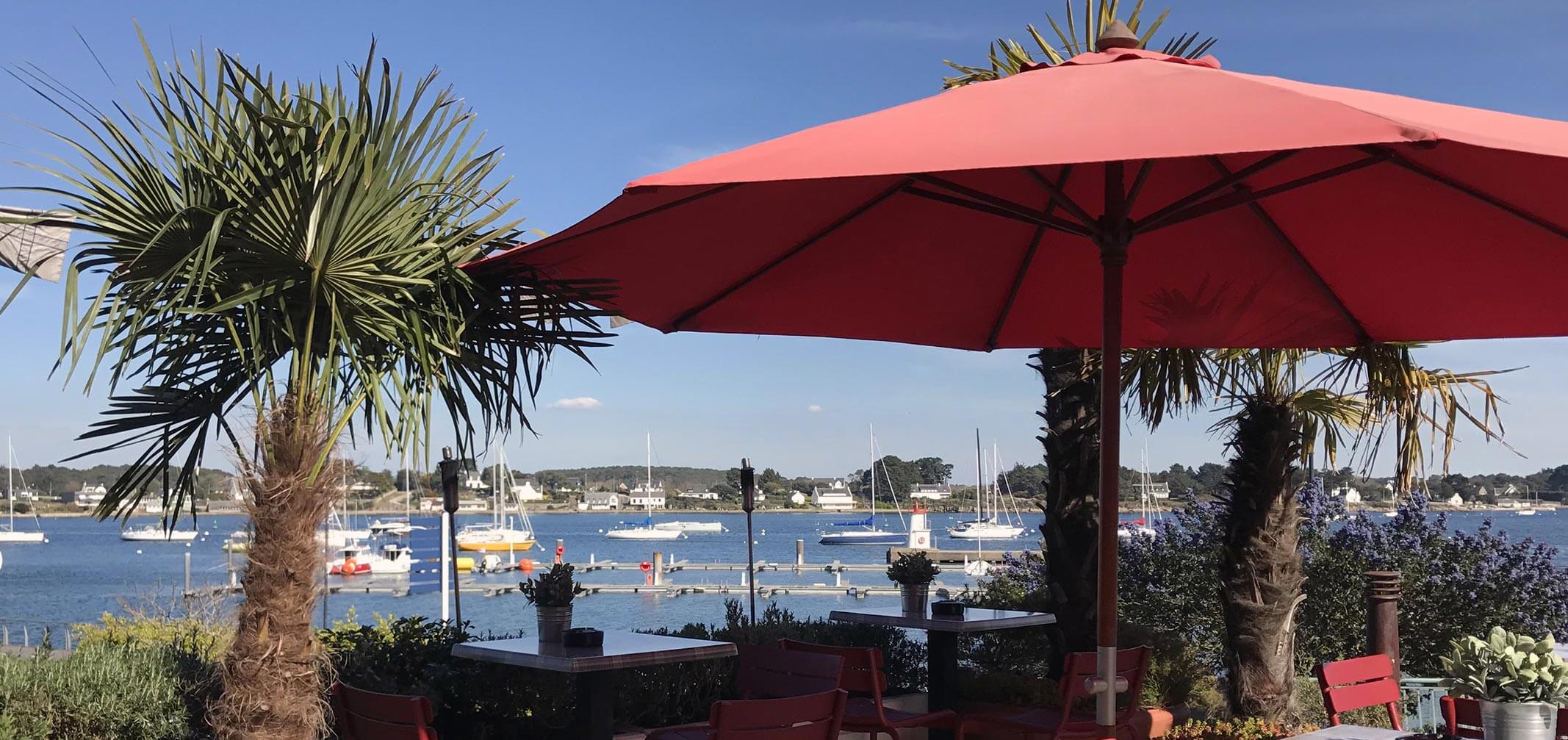 La vue mer du Petit hôtel des Hortensias